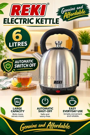 *Reki 6ltrs Electric Kettle* Je