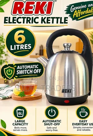 *Reki 6ltrs Electric Kettle* Je