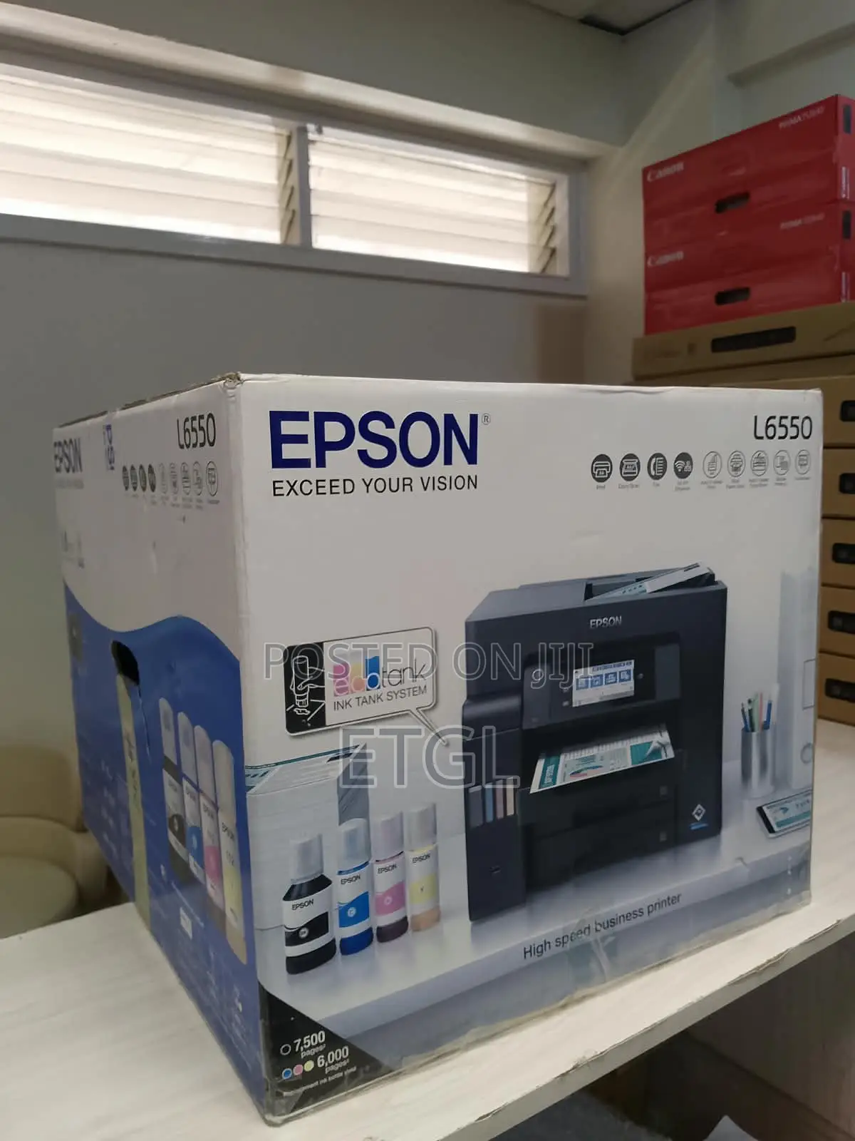 Epson EcoTank L6550 A4 Colour Wi-Fi Duplex All-in-One .