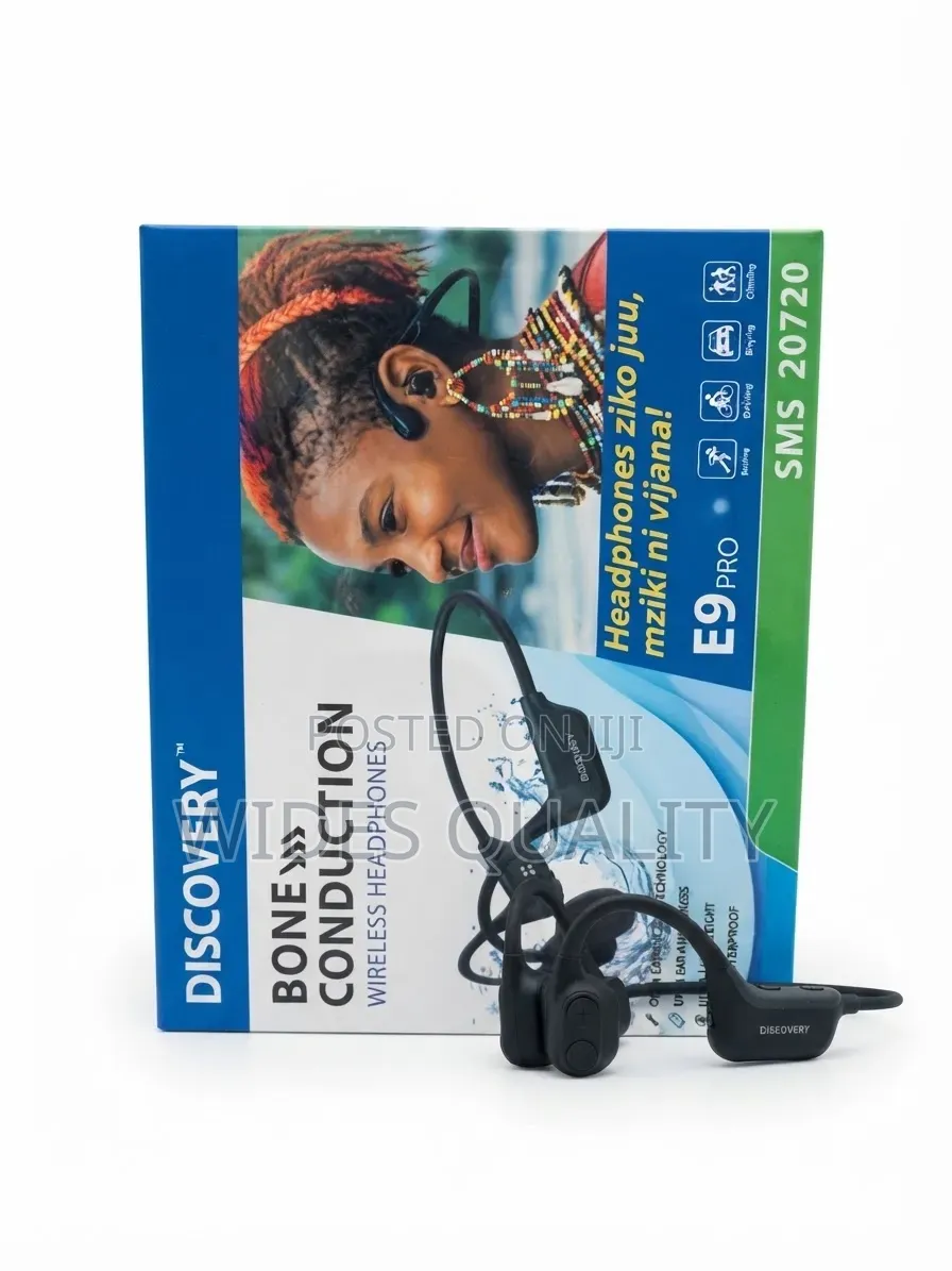Discovery Bone Conduction Wireless Headphones (Model E9 Pro).
