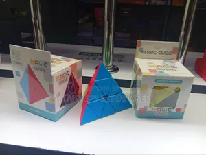 Rubik's/Magic Cube- Pyramid Shaped