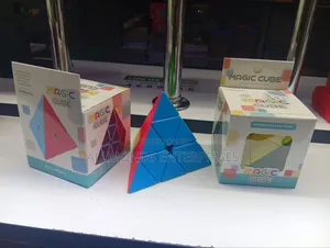 Rubik's/Magic Cube- Pyramid Shaped