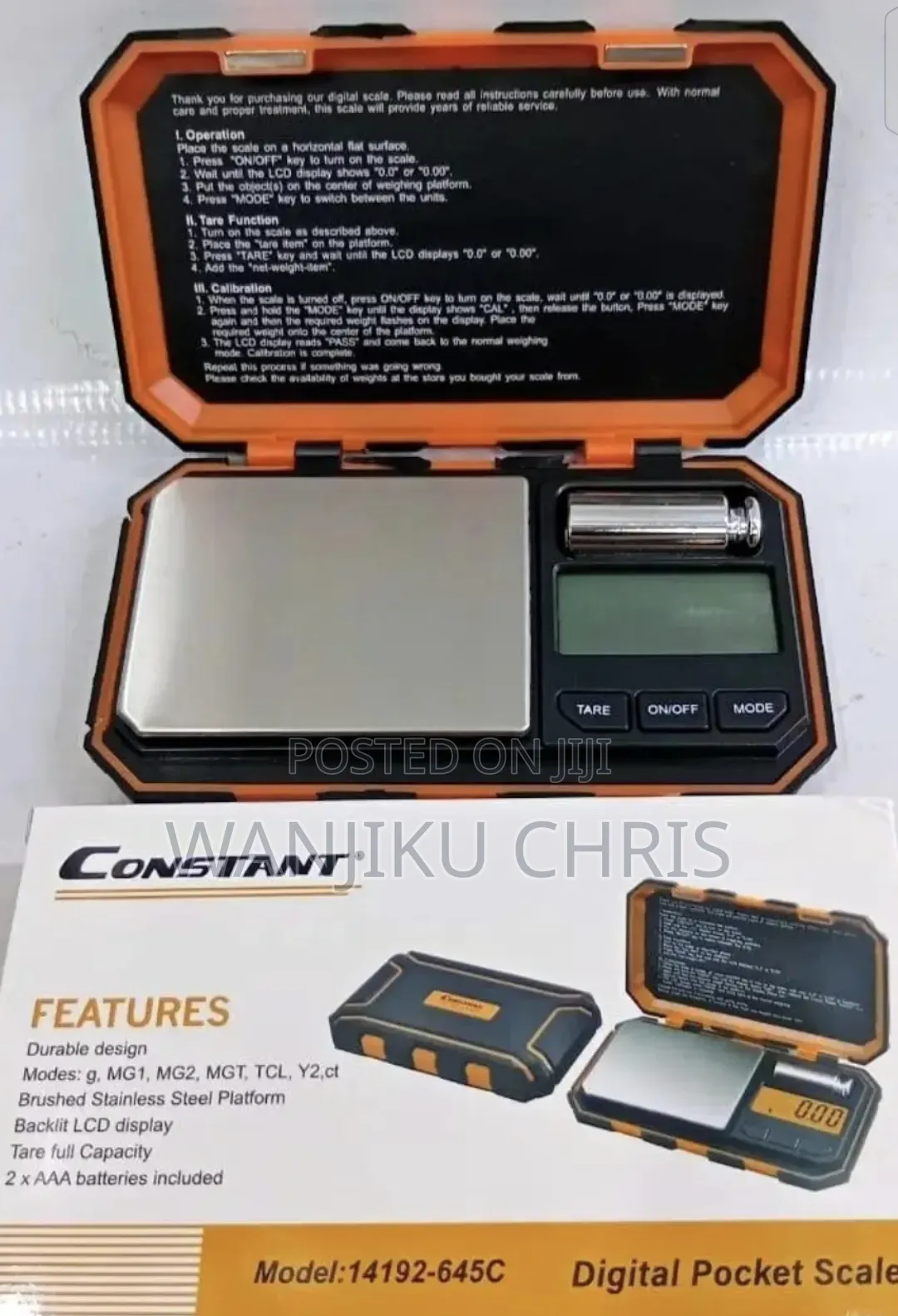 Digital Grams Scale/Constant Scale 0.01g