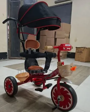 Musical Leather Tricycle With Protective Bar