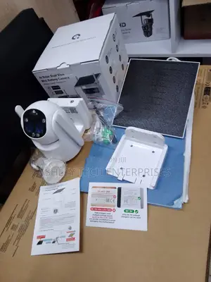 Ultra Clear Ubox 6MP 4G Solar Powered PTZ Camera