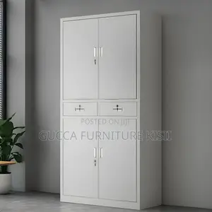 4-Door Office Cabinet With Shelves