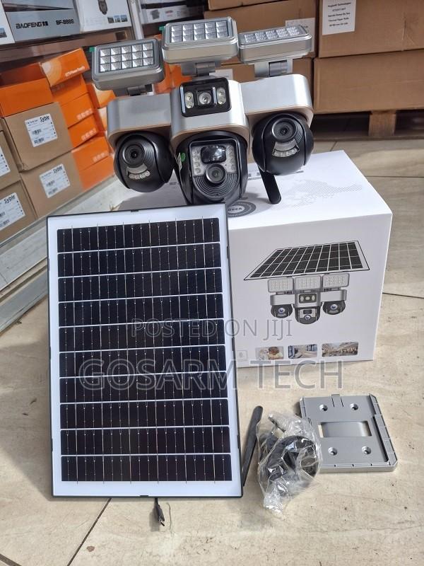 WiFi Enabled Triple Lens Solar Camera With Intelligent Lighting VTS30A - main view