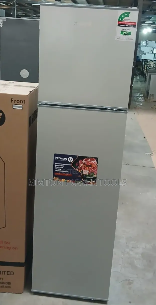 Volsmart VL-BCD210 210L Double Door Refrigerator.