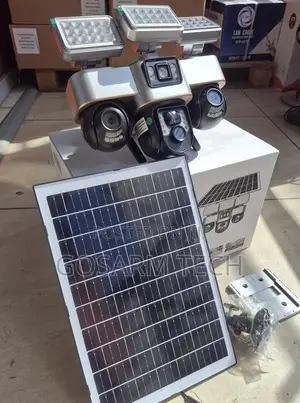 V380 4G Triple Lens Solar Powered PTZ Camera With Dual Panels