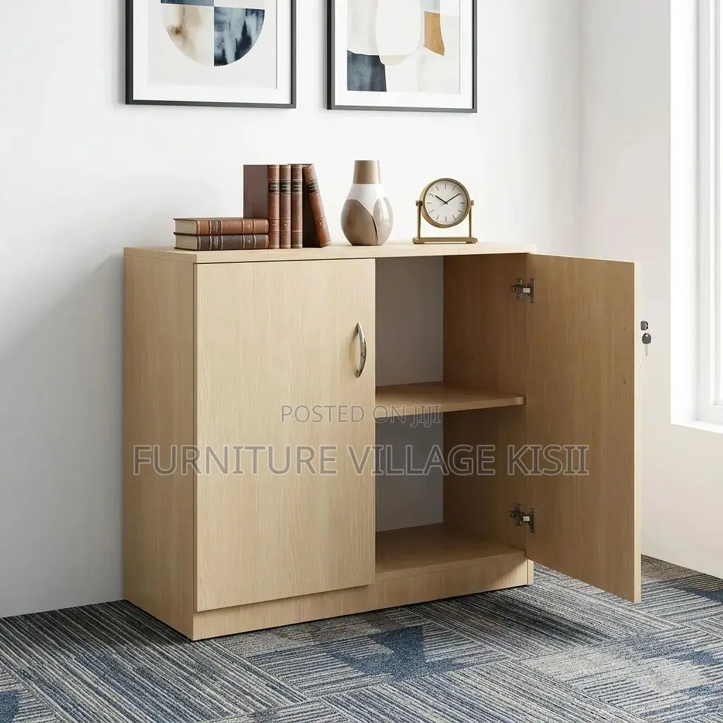 Wooden Office Credenza Cabinet