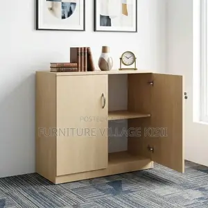 Wooden Office Credenza Cabinet