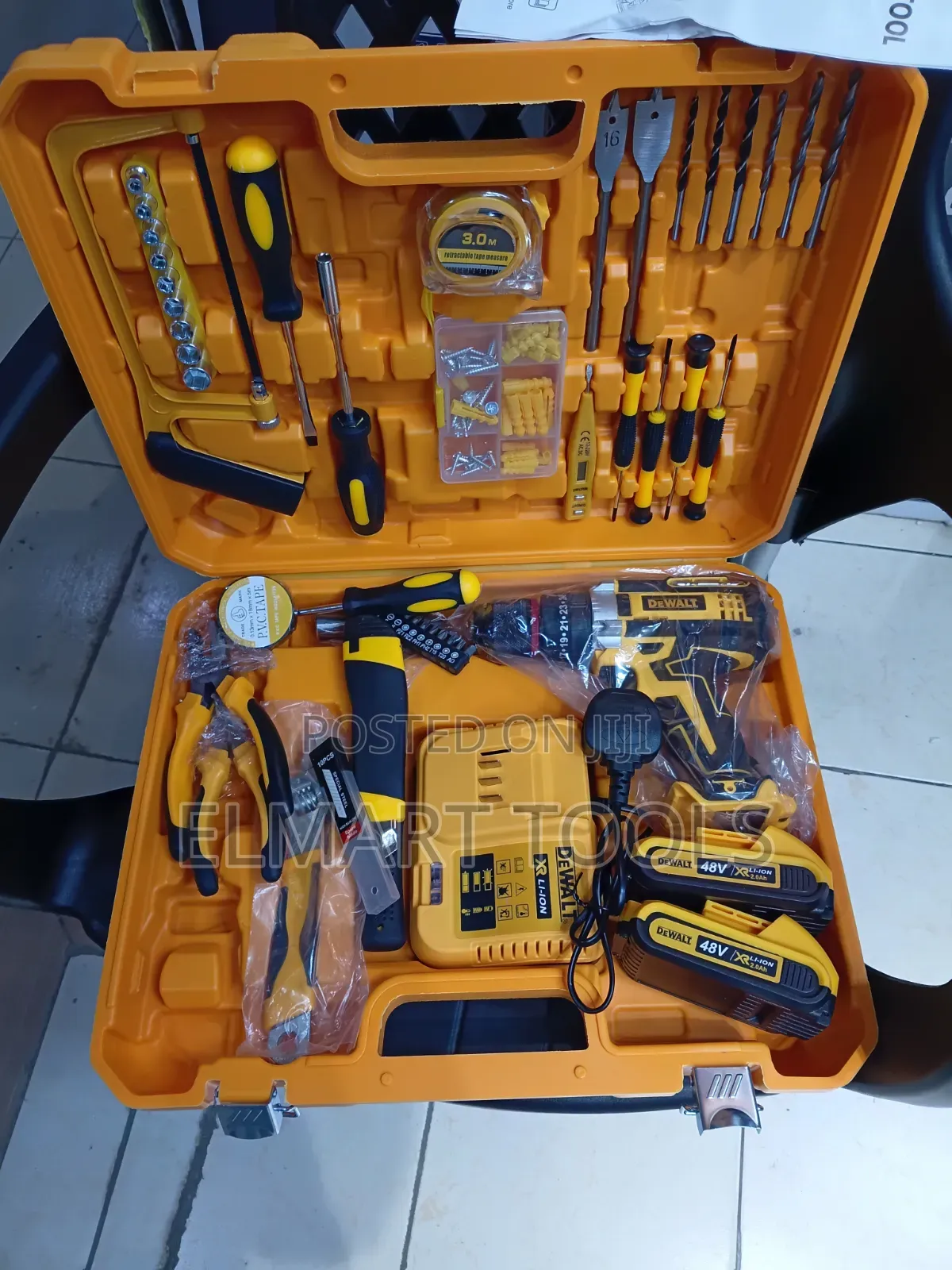 Dewalt 48V Cordless Hammer Drill Toolset,