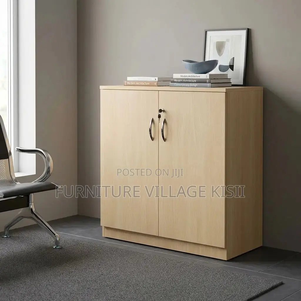 Wooden Office Credenza Cabinet