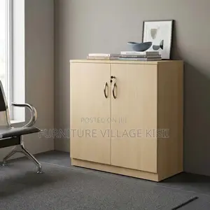 Wooden Office Credenza Cabinet
