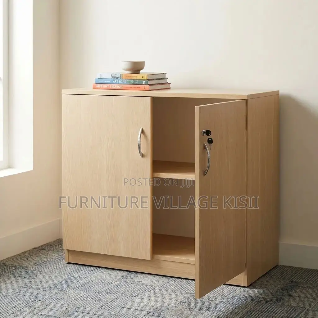 Wooden Office Credenza Cabinet