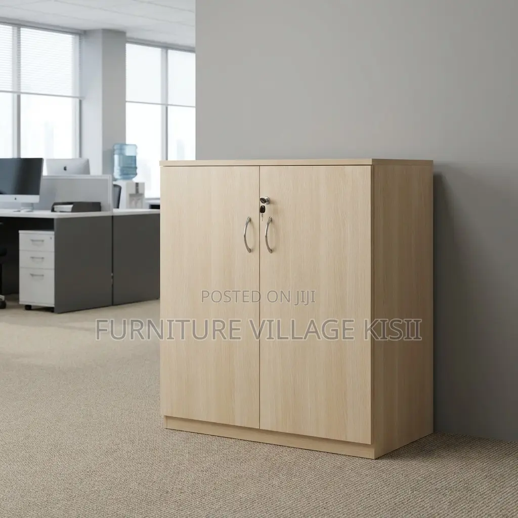 Wooden Office Credenza Cabinet