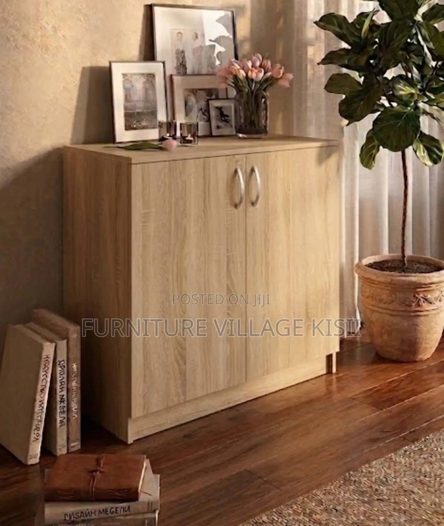 Wooden Office Credenza Cabinet