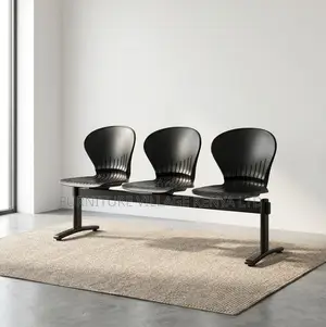 Bench; Plastic 3 Seater-Linked Reception Bench