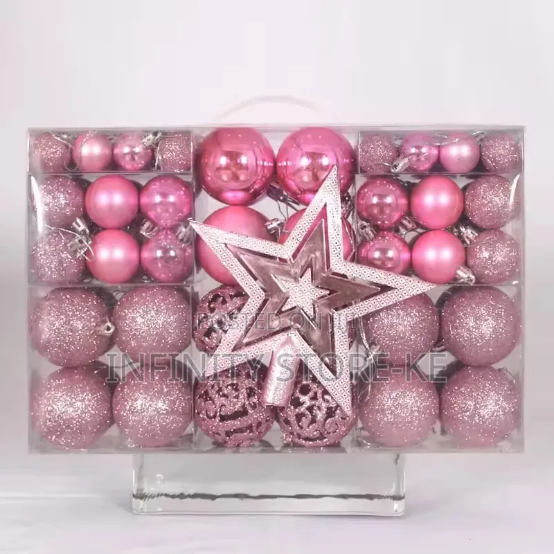 100 PCS Christmas Tree Decor Balls Set