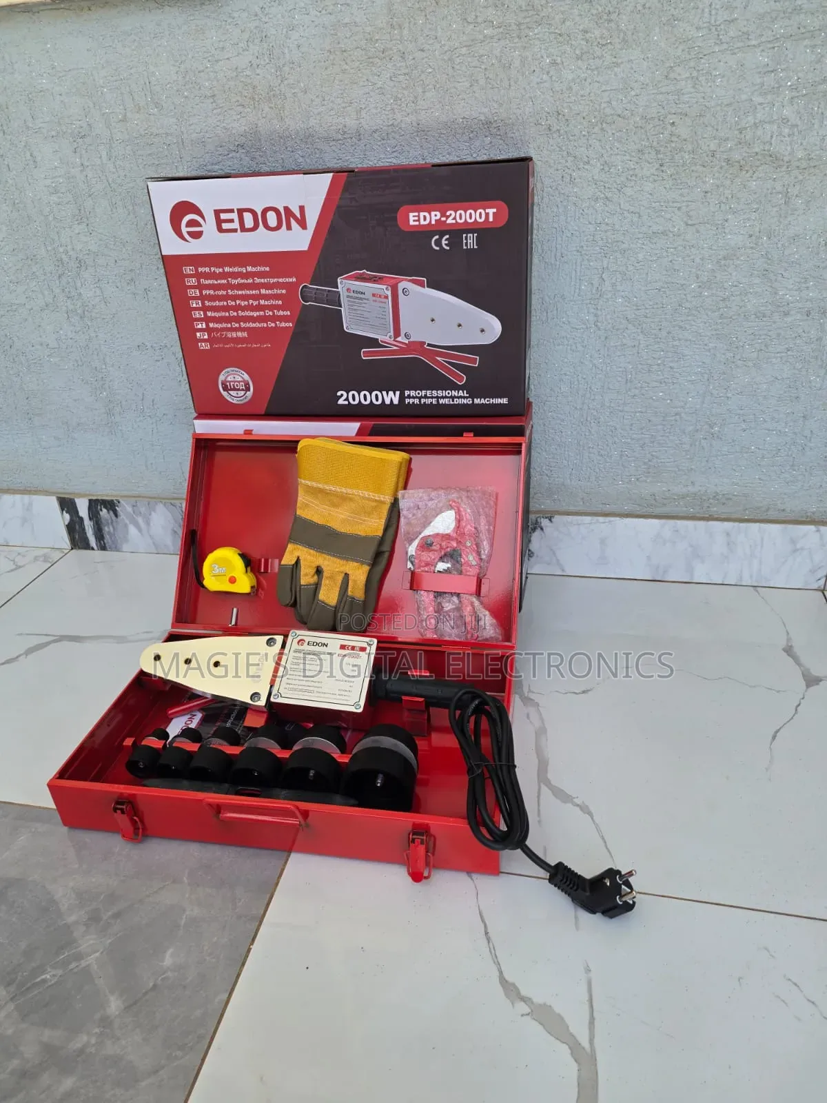 Most Reliable 2000w Edon Welding PPR Machine