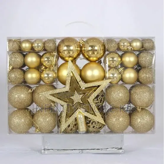 100 PCS Christmas Tree Decor Balls Set
