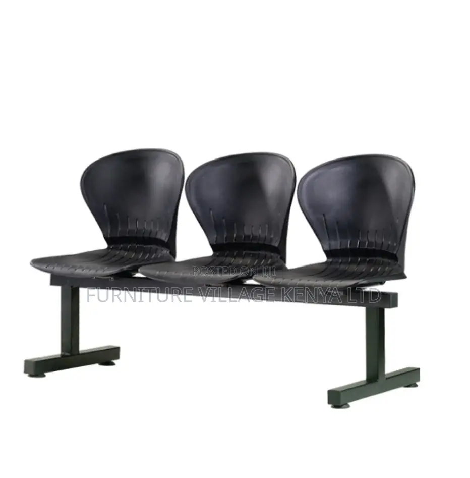 Bench; Plastic 3 Seater-Linked Reception Bench