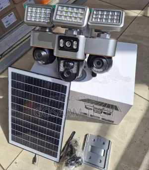 New Wireless 4g Tripple Lens V380pro Solar Security 3PTZ Cameras