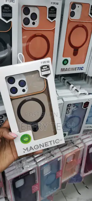 Matte Magnetic With a Built-in Ring and MagSafe for iPhone 16 Pro Max.