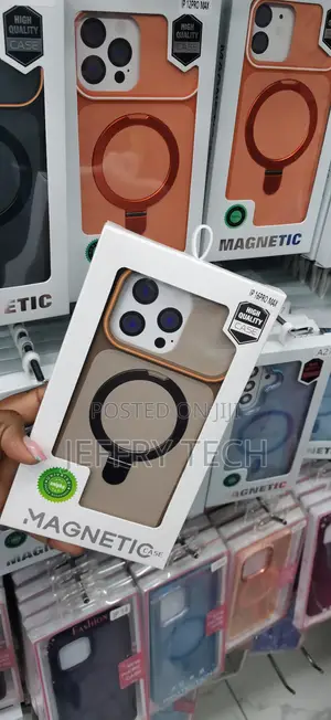 Matte Magnetic With a Built-in Ring and MagSafe for iPhone 16 Pro Max.