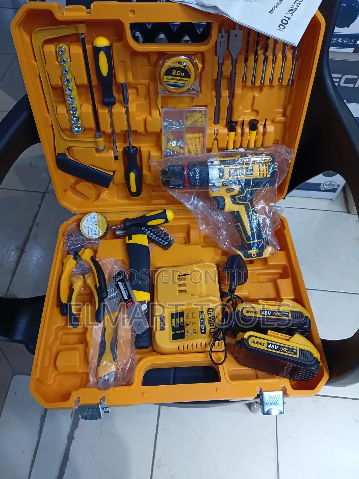 Dewalt Cordless Hammer Drill Toolset 48V
