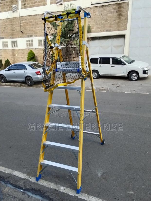 Fiberglass Platform With Safety Cage - thumbnail 2