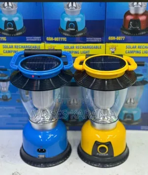 Solar Rechargeable LED Light – Portable Emergency Lamp