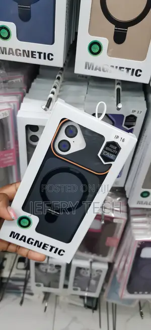 MagSafe Shockproof Phone Case With Ring Kickstand for the iPhone 16