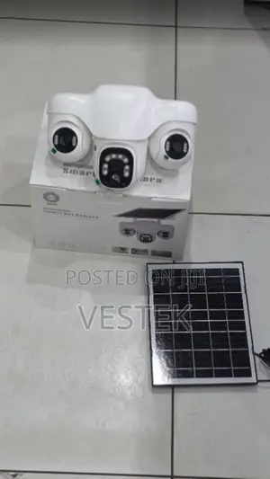 V380 Pro WiFi Triple Lens Security Camera 3 PTZ Lens PTZ Outdoor Solar