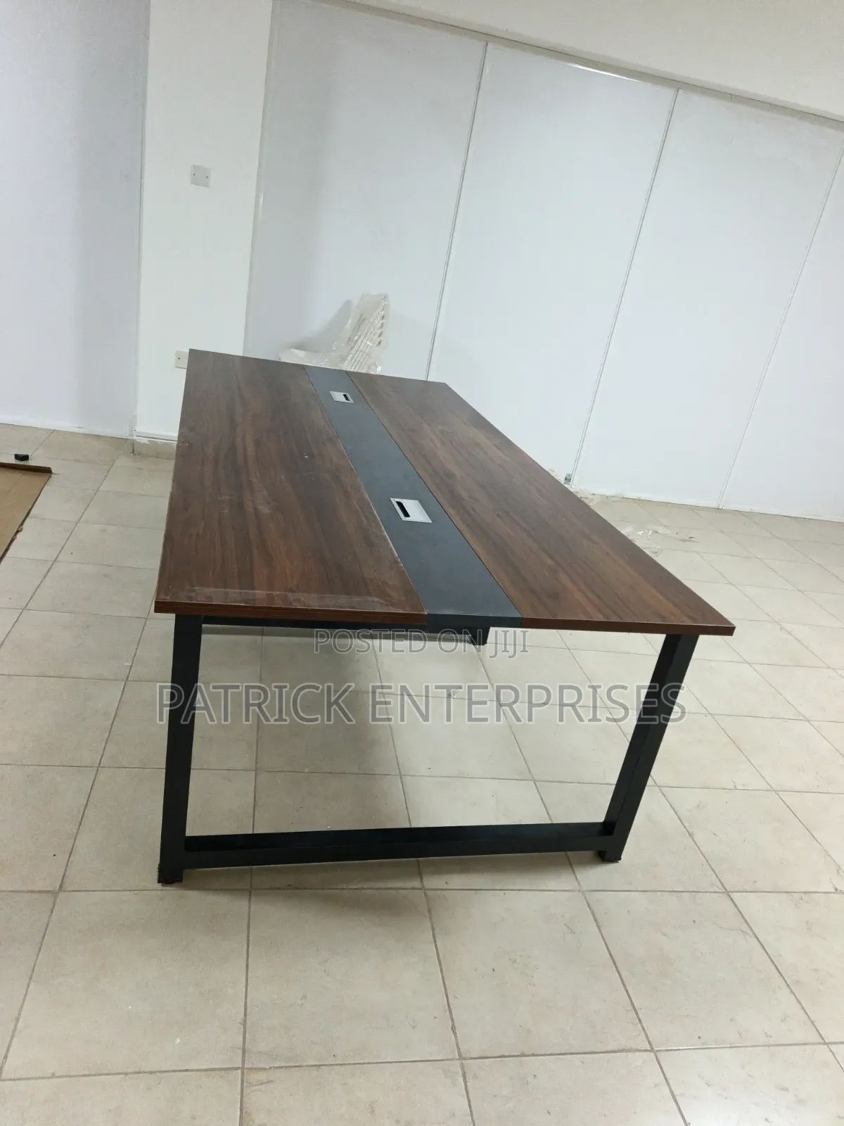 Modern 2.4-Meter Rectangular Office Boardroom and Conference Table