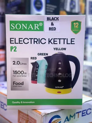 Electric Kettle Sonar 2 Liters Water Kettle