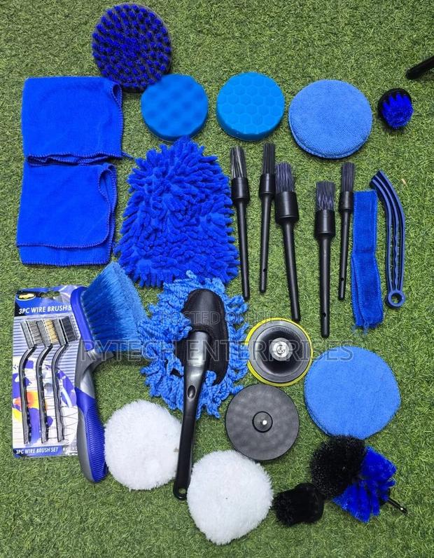 Quality Car Detailing Brushes - main view