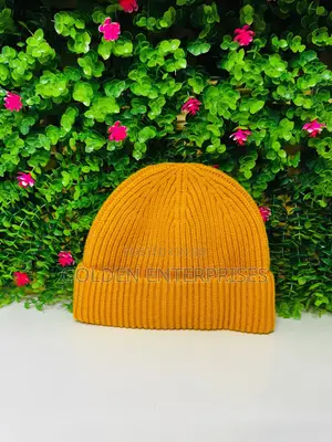 Mustard Premium Folded Cuff Knitted Beanie – Unisex Fashion Cap