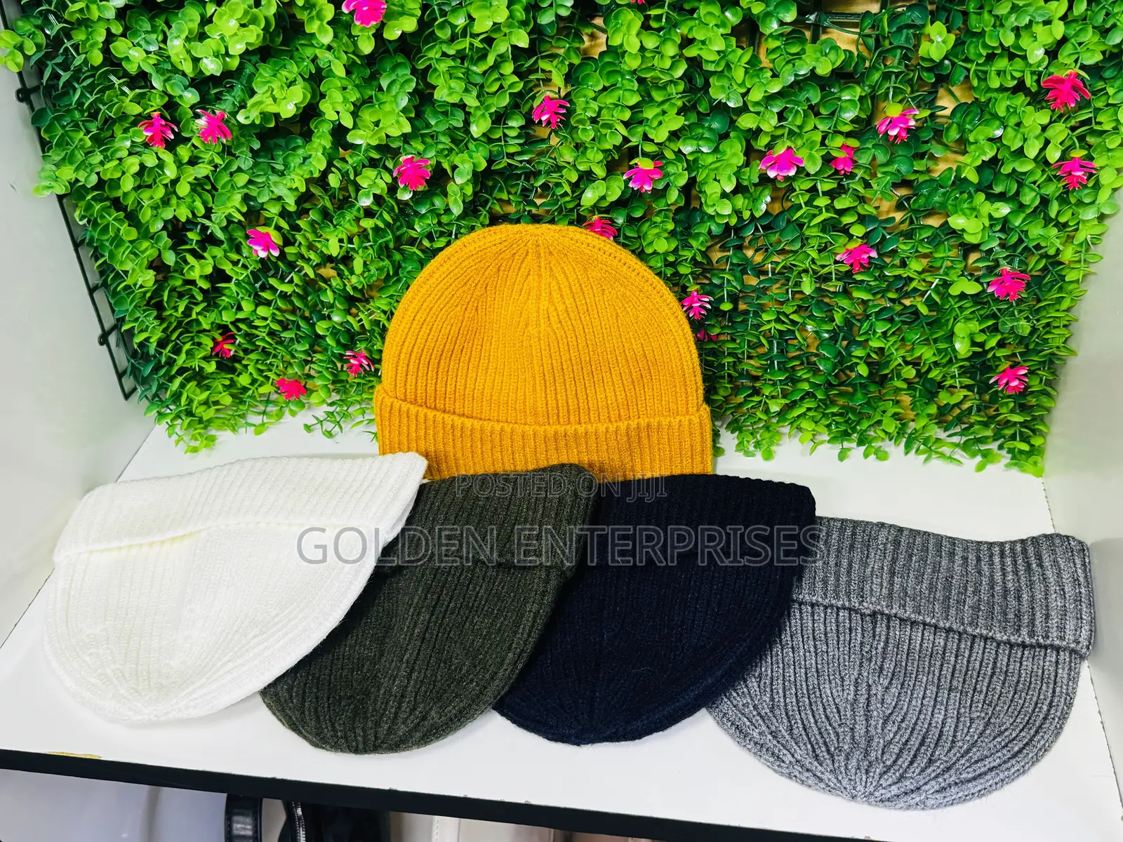 Unisex Premium Ribbed Knit Beanie Hat