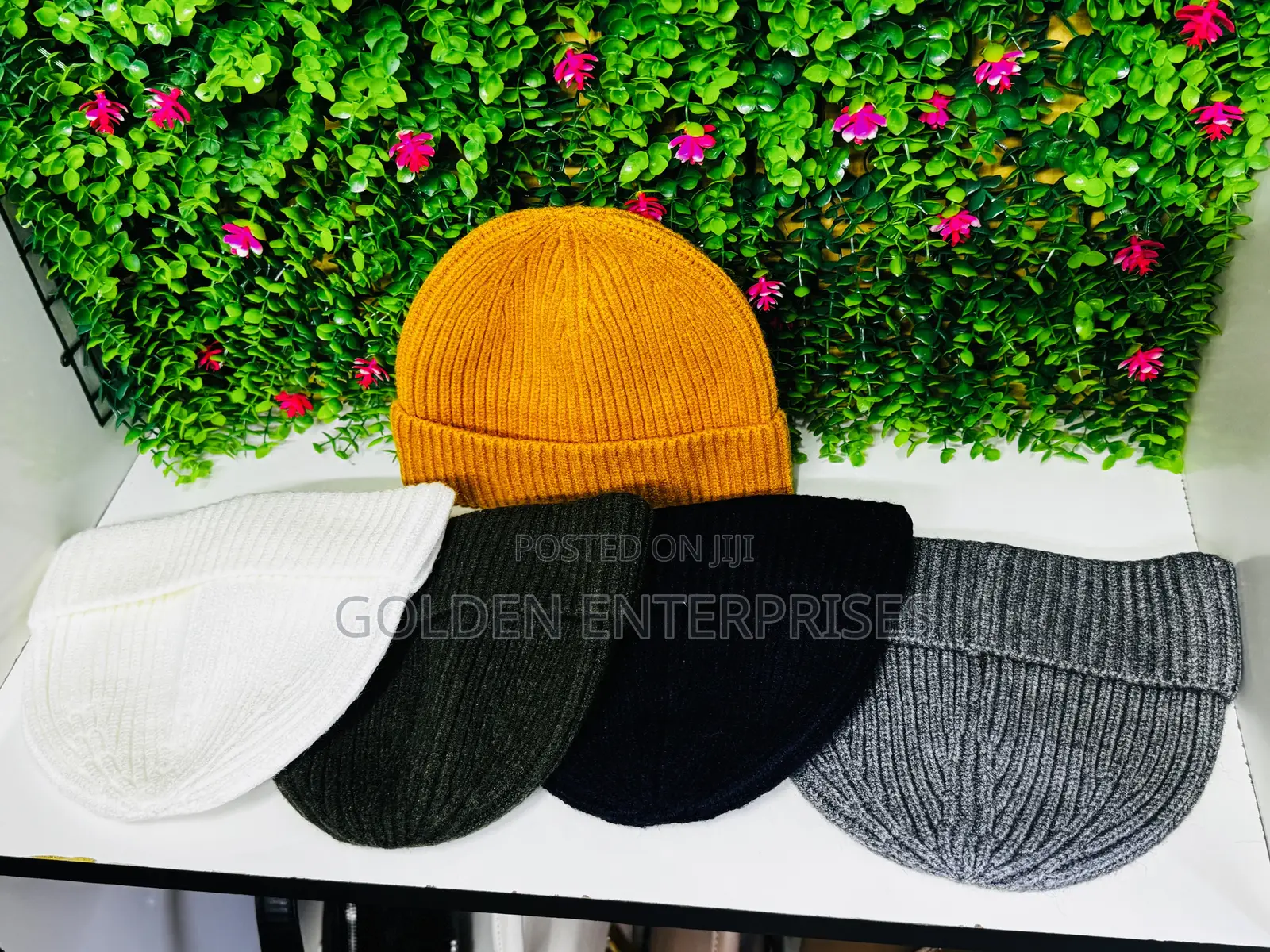 Unisex Premium Ribbed Knit Beanie Hat