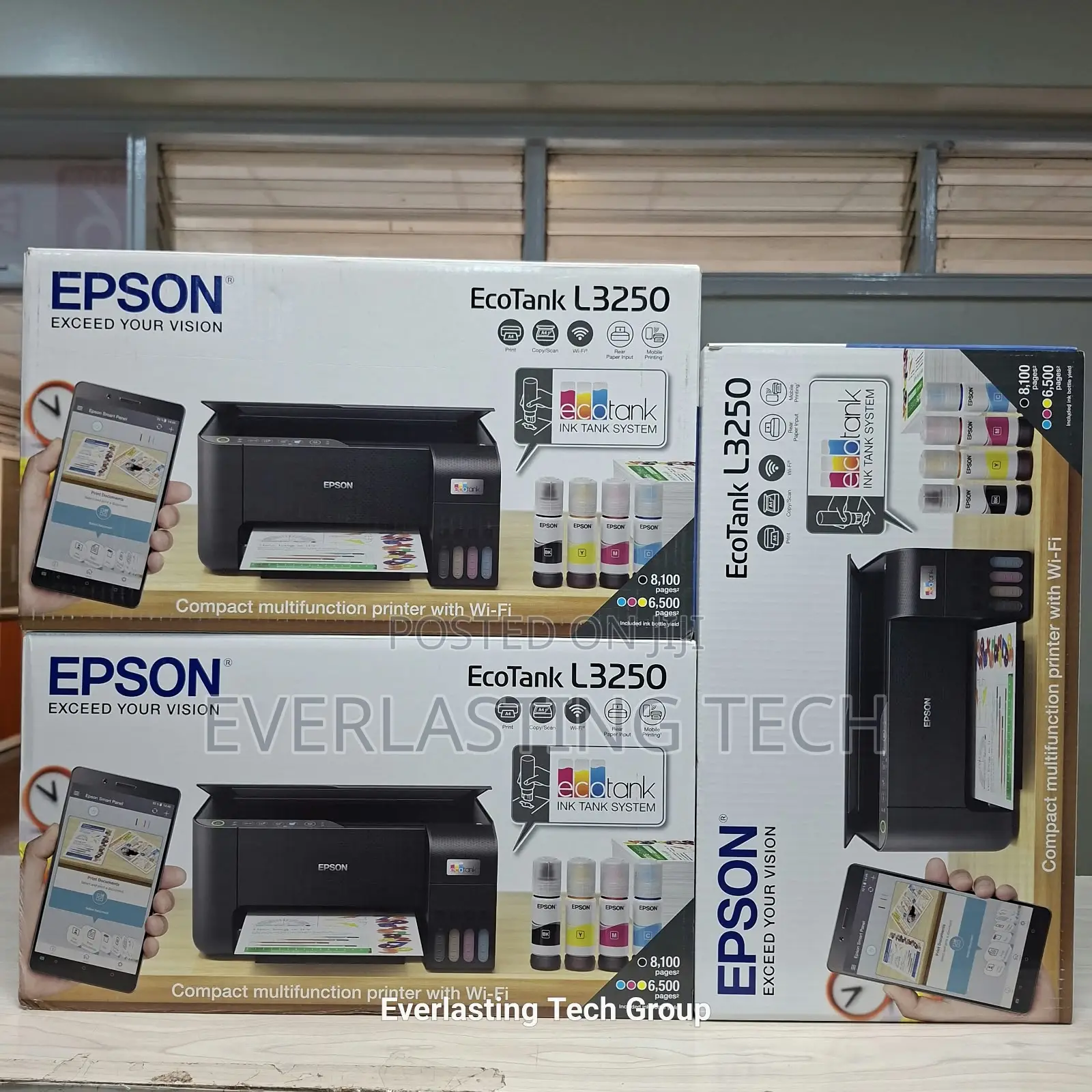 Epson Ecotank L3250 A4 Wi-Fi All-in-One Ink Tank Printer