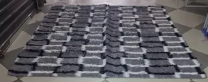 7by10 Ft Patched Fluffy Carpet