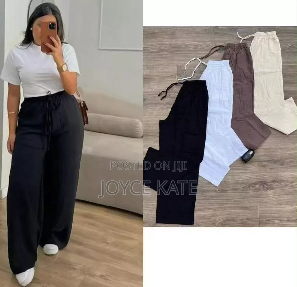 Linen Palazzo Pants
