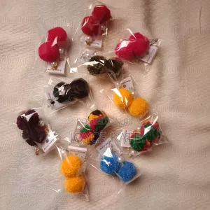 Pompom Earrings