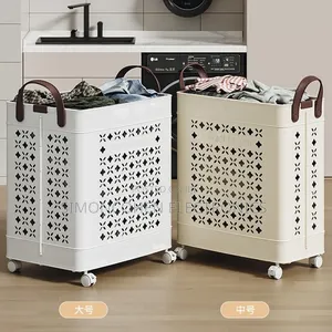 Foldable Multipurpose Laundry Hamper Basket With Wheels