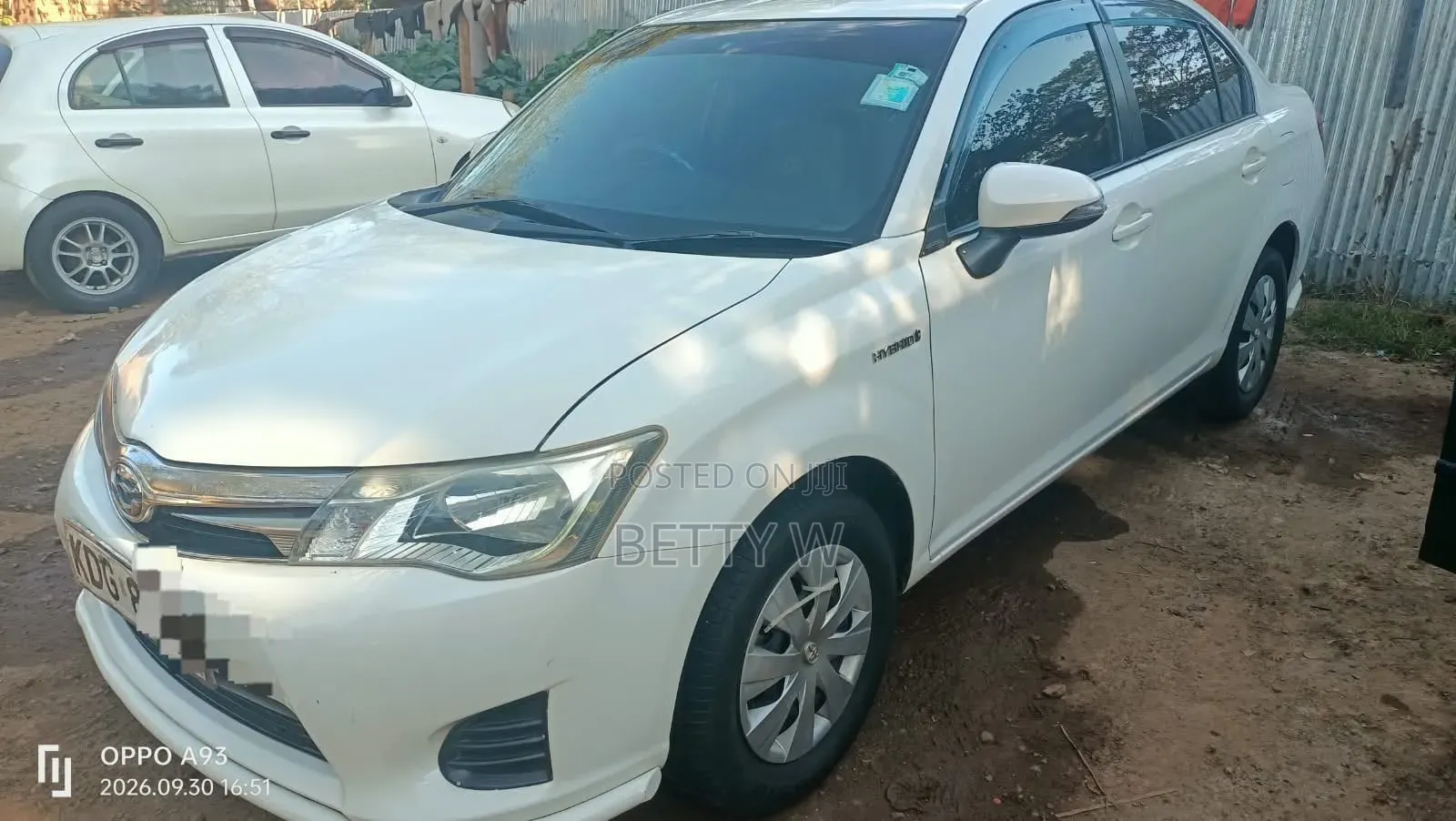 Toyota Axio 2014 White