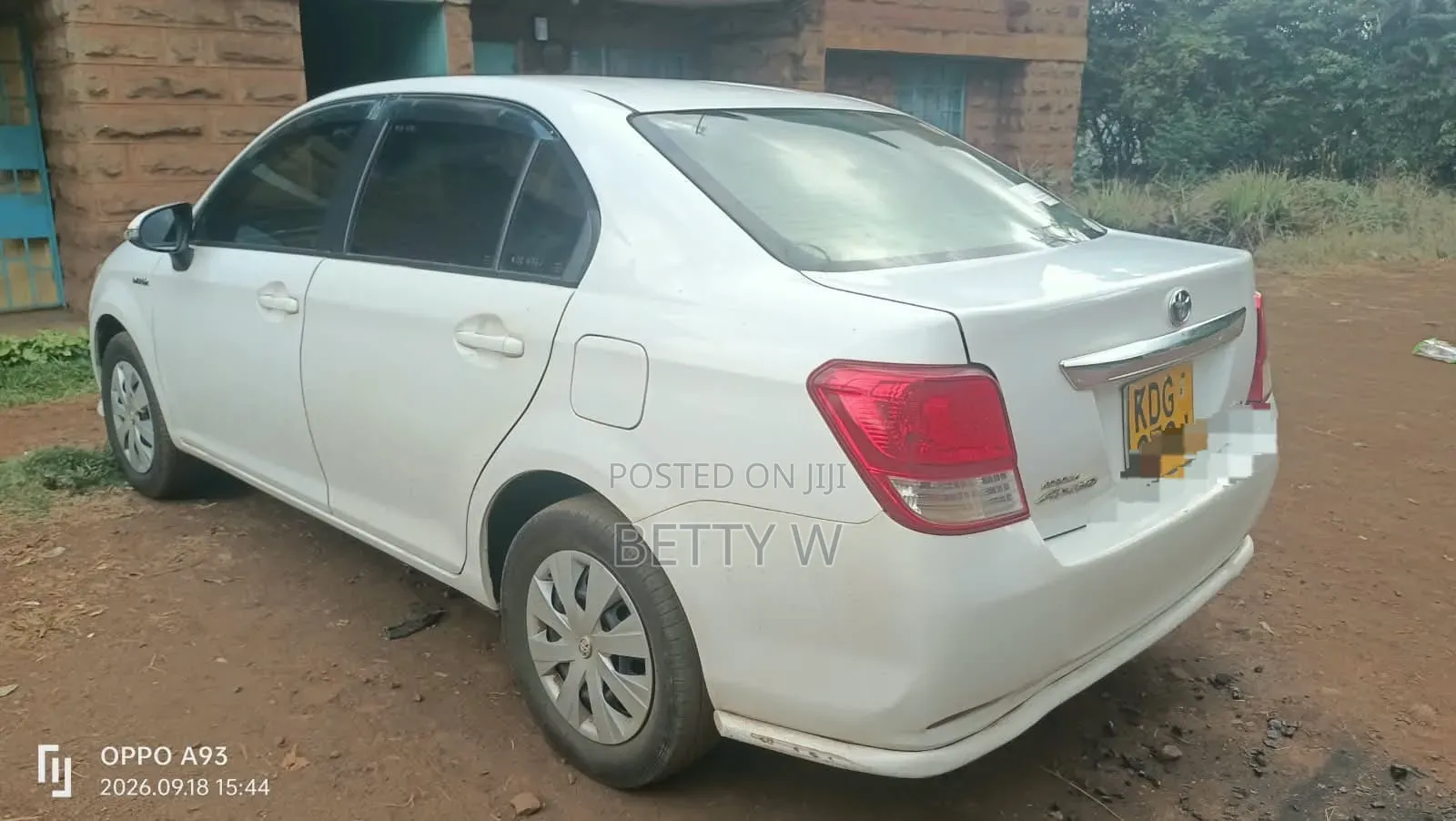 Toyota Axio 2014 White