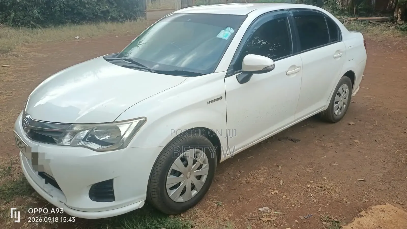 Toyota Axio 2014 White