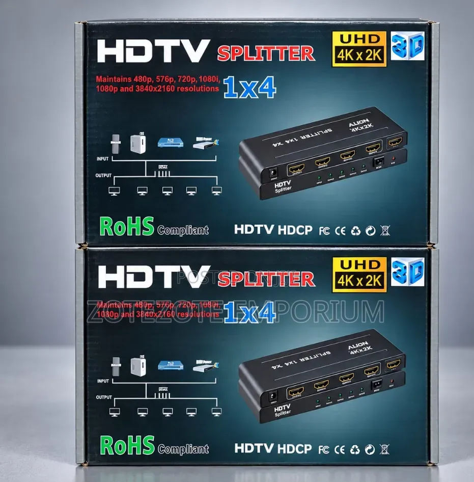 HDTV HDMI Splitter 1x4
