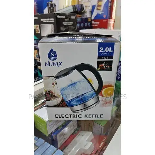 Nunix Electric Kettle Water Heater & Boiler Jug- Coil Less- Glass Jug